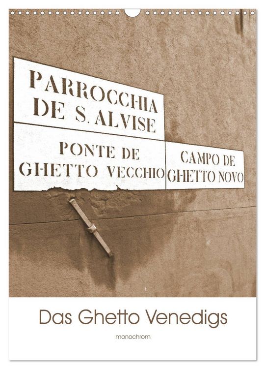 Produktbild: Das Ghetto Venedigs (Wandkalender 2026 DIN A3 hoch), CALVENDO Monatskalender