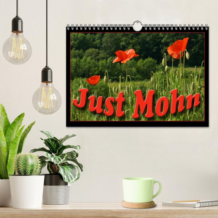 Produktbild: Just Mohn (Wandkalender 2026 DIN A4 quer), CALVENDO Monatskalender