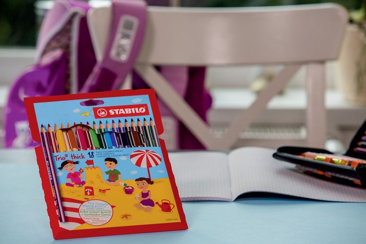 Produktbild: STABILO Dreikant-Buntstift - Trio dick - 18er Pack - mit 18 verschiedenen Farben