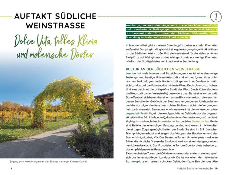 Produktbild: Wochenend und Wohnmobil - Kleine Auszeiten in der Pfalz