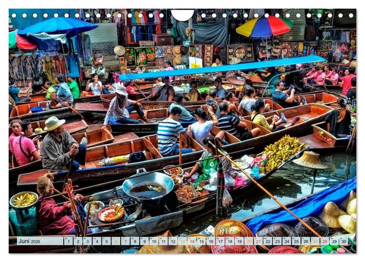 Produktbild: Bangkok - K&ouml;nigreich Thailand (Wandkalender 2026 DIN A4 quer), CALVENDO Monatskalender