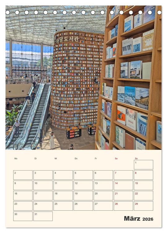 Produktbild: Entdecke Seoul (Tischkalender 2026 DIN A5 hoch), CALVENDO Monatskalender