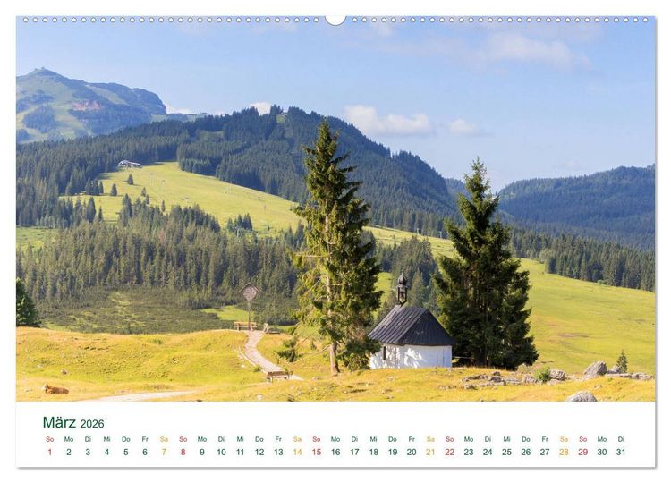 Produktbild: Auf der Winklmoosalm (Wandkalender 2026 DIN A2 quer), CALVENDO Monatskalender
