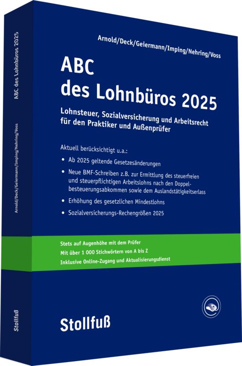 Produktbild: ABC des Lohnb&uuml;ros 2025