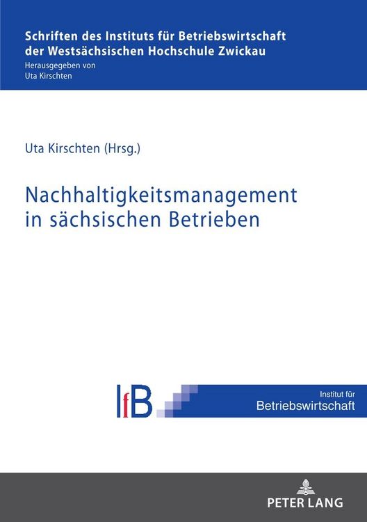Produktbild: Nachhaltigkeitsmanagement in s&auml;chsischen Betrieben