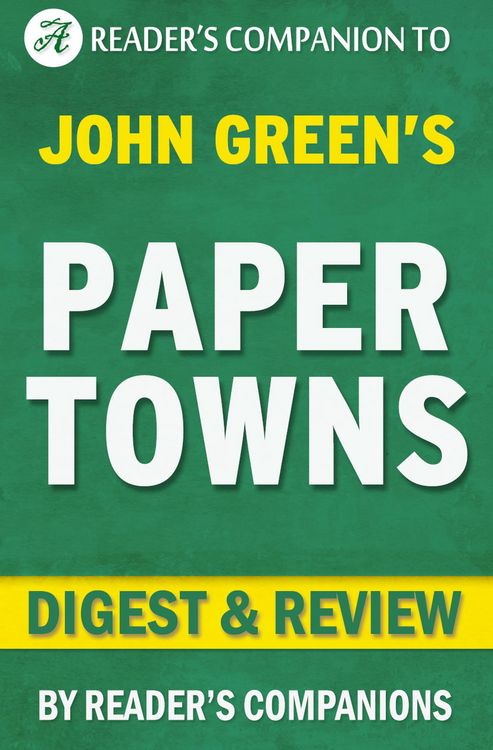 Produktbild: Paper Towns by John Green | Digest & Review