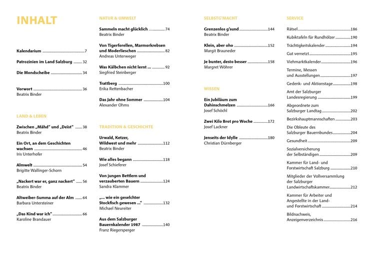 Produktbild: Salzburger Bauern- und B&auml;uerinnenkalender 2027