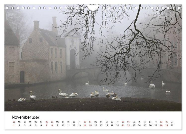 Produktbild: Br&uuml;gge - Eine mittelalterliche Stadt (Wandkalender 2026 DIN A4 quer), CALVENDO Monatskalender