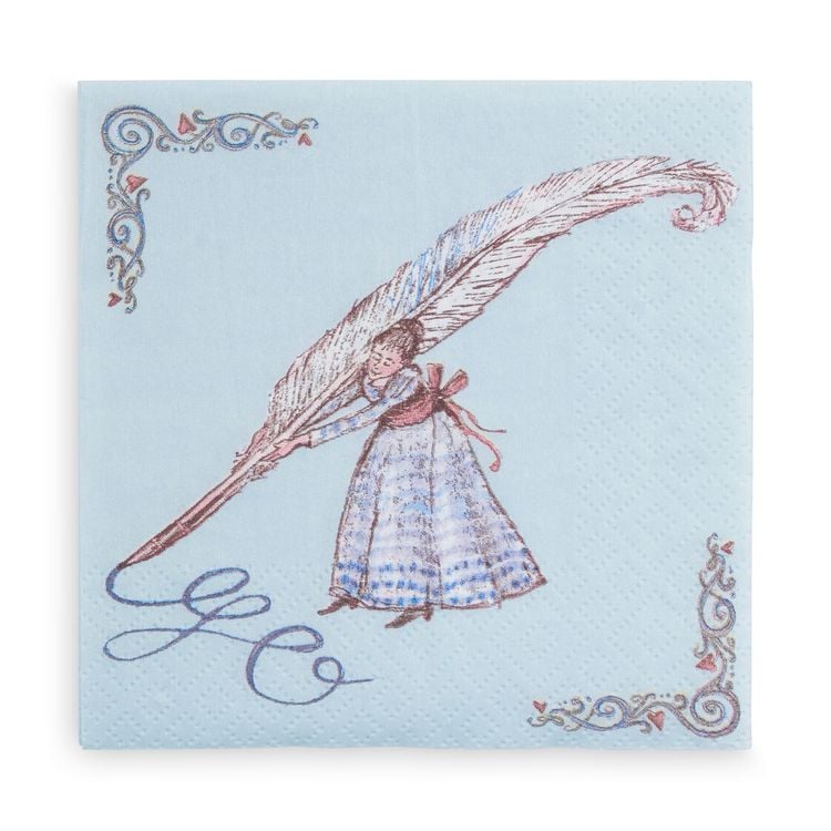 Produktbild: Serviette Herzenspost, 25x25cm