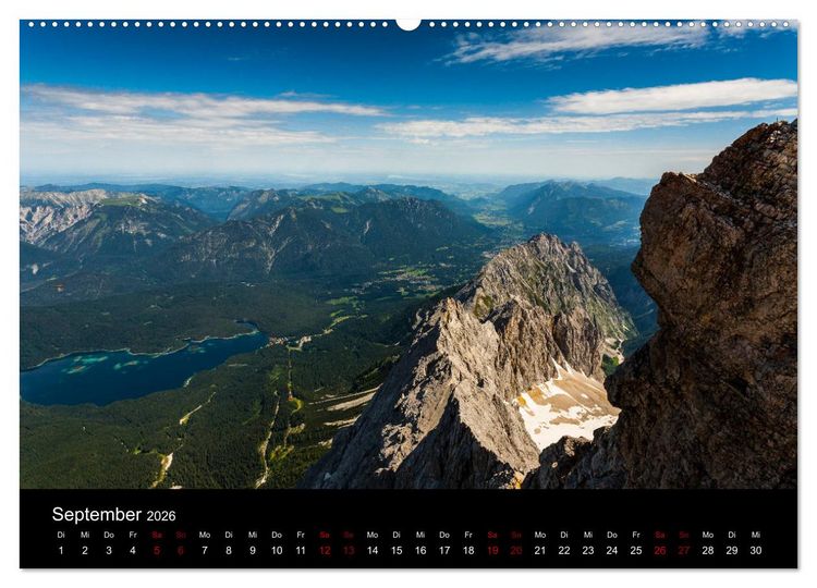 Produktbild: Bayerische Landschaften (Wandkalender 2026 DIN A2 quer), CALVENDO Monatskalender