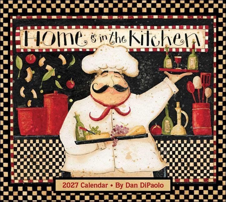 Produktbild: Home Is in the Kitchen 2027 Deluxe Wall Calendar