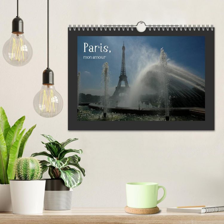Produktbild: Paris, mon amour (Wandkalender 2026 DIN A4 quer), CALVENDO Monatskalender