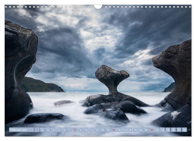 Produktbild: Wandern - In Norwegen und Schweden (Wandkalender 2026 DIN A3 quer), CALVENDO Monatskalender
