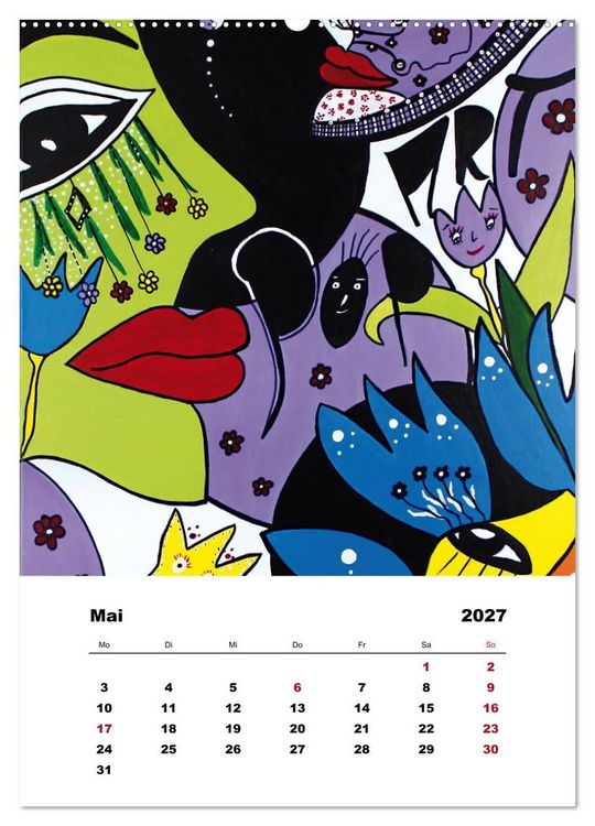 Produktbild: Pop Art - Atelier Zippo (hochwertiger Premium Wandkalender 2027 DIN A2 hoch), Kunstdruck in Hochglanz