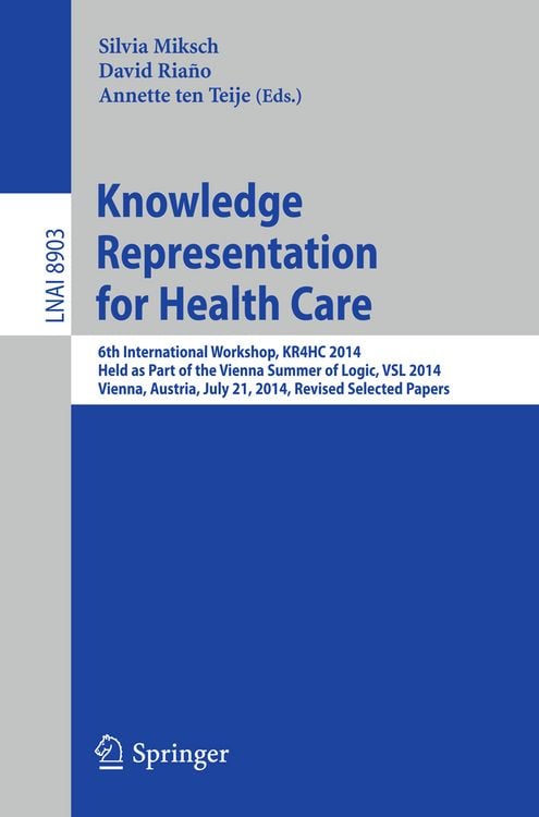 Produktbild: Knowledge Representation for Health Care