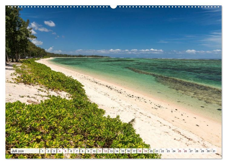 Produktbild: Traumstr&auml;nde auf Mauritius (Wandkalender 2026 DIN A2 quer), CALVENDO Monatskalender