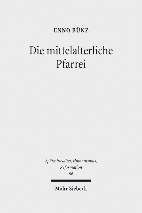 Produktbild: Die mittelalterliche Pfarrei