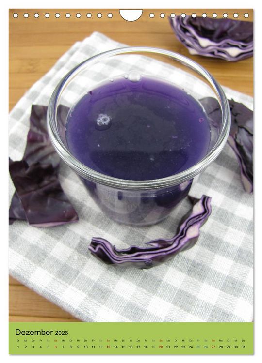 Produktbild: Detox Drinks! Gesund und lecker (Wandkalender 2026 DIN A4 hoch), CALVENDO Monatskalender
