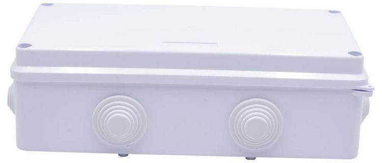 Produktbild: TRU COMPONENTS TC-RA 200x100x70 TC-10239052 Installations-Geh&auml;use ABS Kunststoff Wei&szlig; 1St.