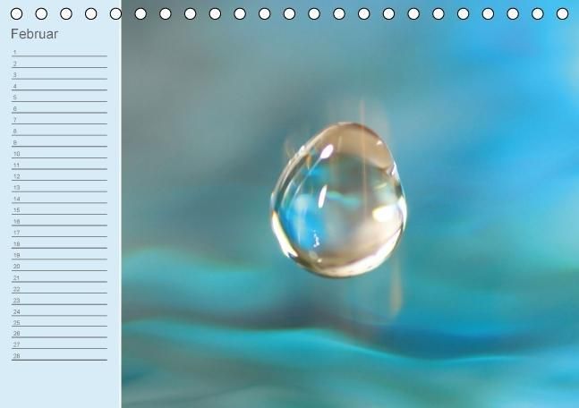 Produktbild: Geburtstagskalender "Wasser-Spiele" (Tischkalender immerw&auml;hrend DIN A5 quer)