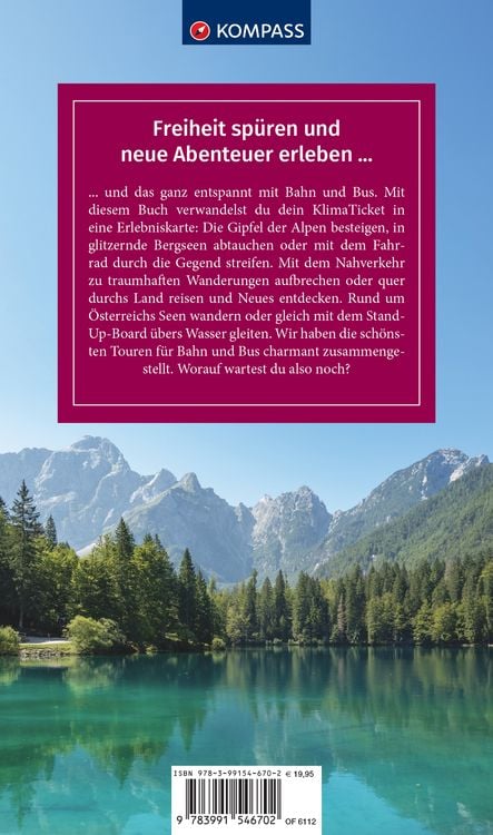 Produktbild: Klimaticket 50 Touren und Trips, &Ouml;sterreich und Grenzbahnh&ouml;fe