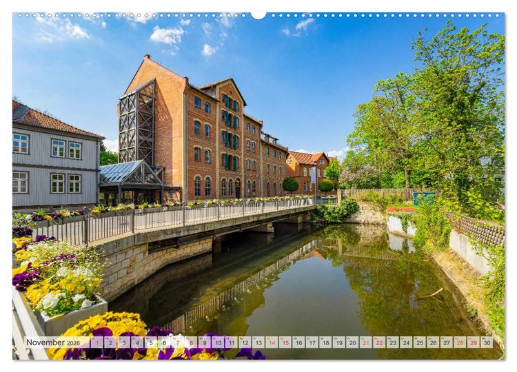 Produktbild: Wolfenb&uuml;ttel Impressionen (hochwertiger Premium Wandkalender 2026 DIN A2 quer), Kunstdruck in Hochglanz