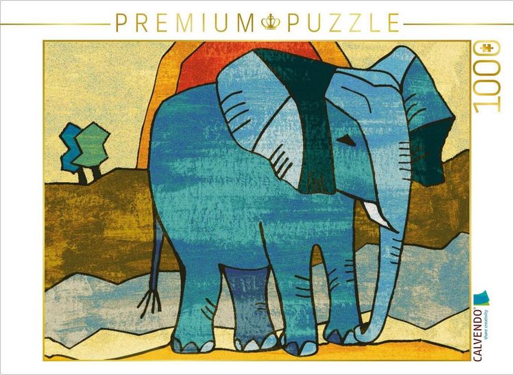 Produktbild: CALVENDO Puzzle Elefanten-Traum 10 | 1000 Teile Lege-Gr&ouml;&szlig;e 64x48cm Foto-Puzzle f&uuml;r gl&uuml;ckliche Stunden