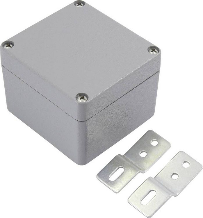 Produktbild: TRU COMPONENTS ES-FA5 TC-6649564 Universal-Geh&auml;use 222 x 145 x 55 Gussaluminium Hellgrau 1 St.
