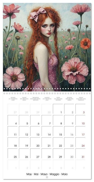 Produktbild: Sual&acute;M, S: Whispering Petals (Wall Calendar 2026 12 &times; 12 Inc