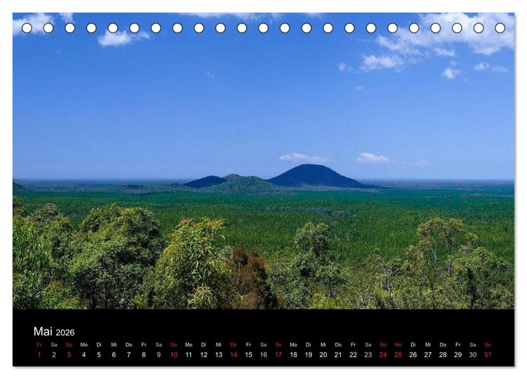 Produktbild: Wildes Australien - Naturparadies 5. Kontinent (Tischkalender 2026 DIN A5 quer), CALVENDO Monatskalender