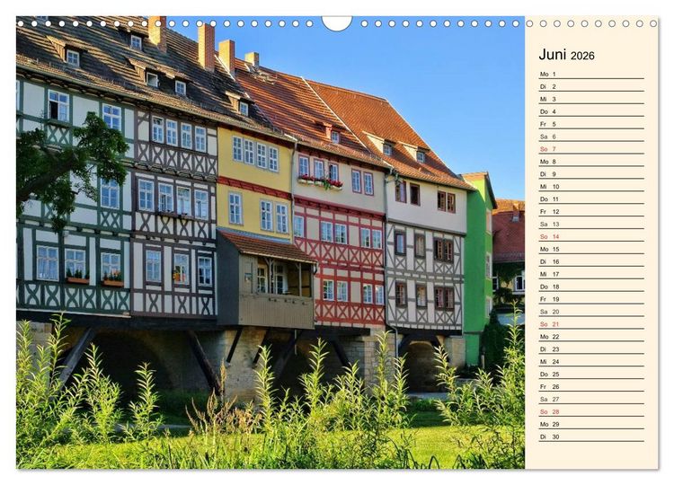 Produktbild: Unterwegs in Deutschland (Wandkalender 2026 DIN A3 quer), CALVENDO Monatskalender