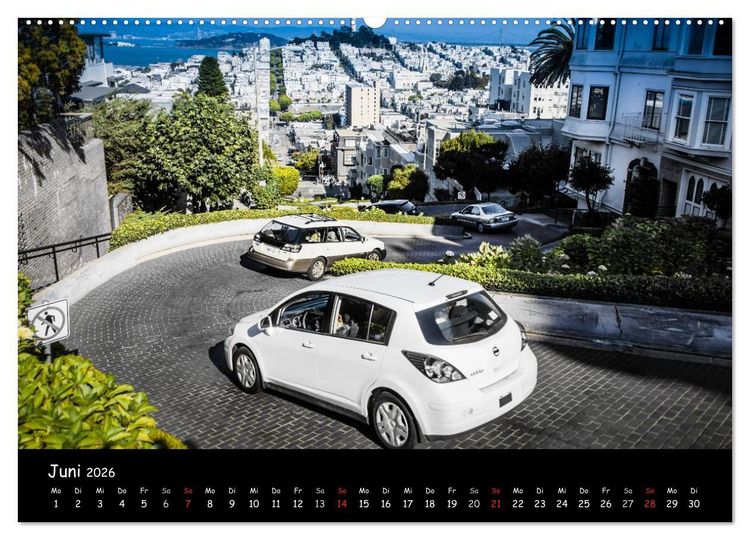 Produktbild: San Francisco - street view (Wandkalender 2026 DIN A2 quer), CALVENDO Monatskalender
