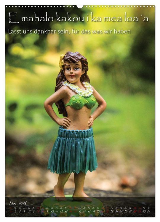Produktbild: Hula Dancer - Hawaiianische Weisheiten (hochwertiger Premium Wandkalender 2026 DIN A2 hoch), Kunstdruck in Hochglanz