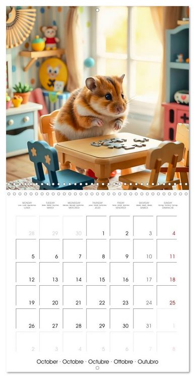 Produktbild: Small paws and great playfulness (Wall Calendar 2026 12 &times; 12 Inch) CALVENDO 12 Month Wall Calendar