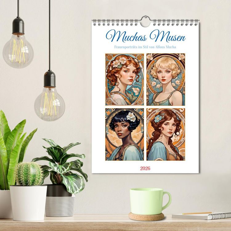 Produktbild: Muchas Musen (Wandkalender 2026 DIN A4 hoch), CALVENDO Monatskalender