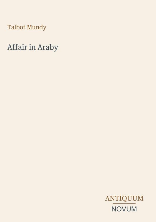 Produktbild: Affair in Araby