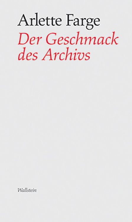 Produktbild: Der Geschmack des Archivs