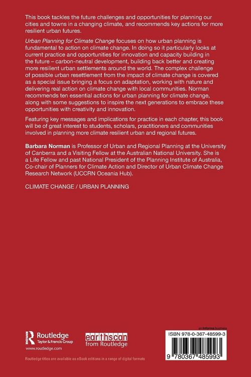 Produktbild: Urban Planning for Climate Change