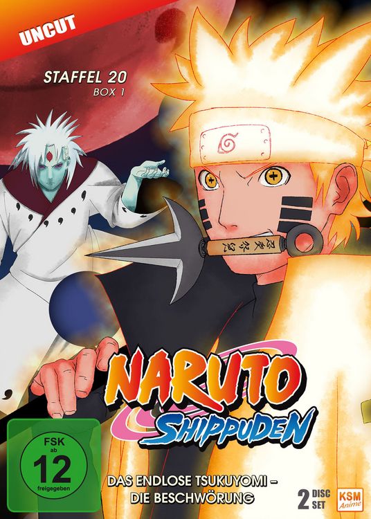 Produktbild: Naruto Shippuden - Das endlose Tsukuyomi - Die Beschw&ouml;rung - Staffel 20.1: Folgen 634-641 - Uncut [2 DVDs]