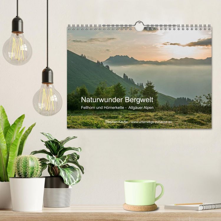 Produktbild: Naturwunder Bergwelt Fellhorn und H&ouml;rnergruppe (Wandkalender 2026 DIN A4 quer), CALVENDO Monatskalender