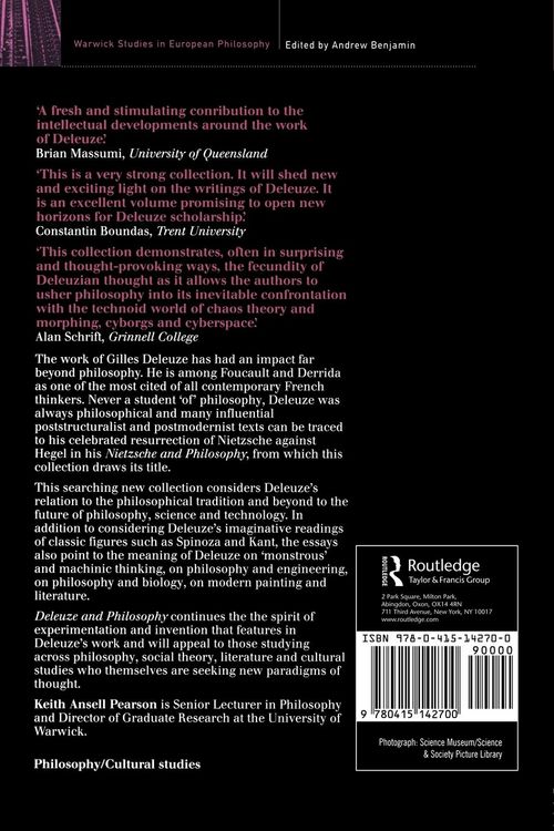 Produktbild: Deleuze and Philosophy