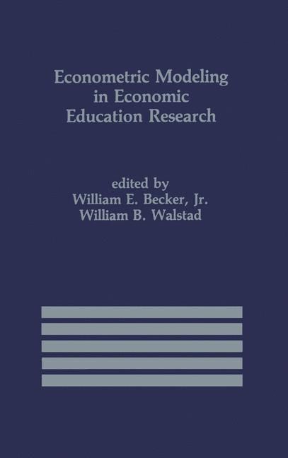 Produktbild: Econometric Modeling in Economic Education Research