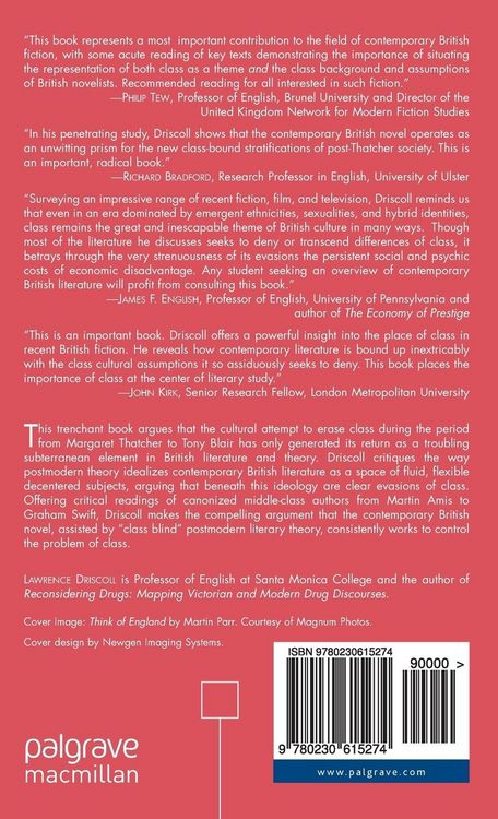 Produktbild: Evading Class in Contemporary British Literature