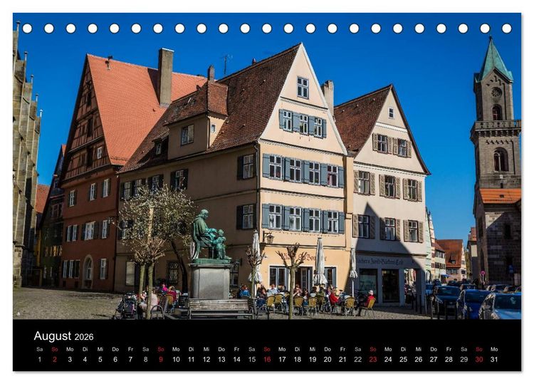 Produktbild: Malerisches Frankenland (Tischkalender 2026 DIN A5 quer), CALVENDO Monatskalender