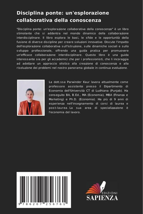 Produktbild: Disciplina ponte: un'esplorazione collaborativa della conoscenza