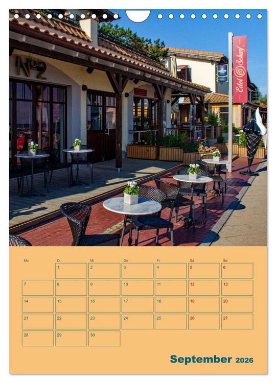 Produktbild: Ostseebad K&uuml;hlungsborn Terminplaner (Wandkalender 2026 DIN A4 hoch), CALVENDO Monatskalender