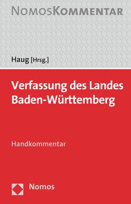 Produktbild: Verfassung des Landes Baden-W&uuml;rttemberg