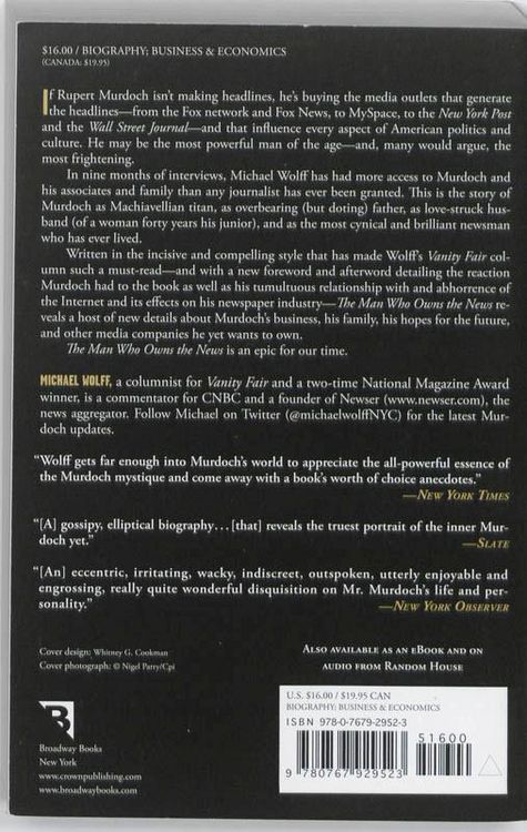 Produktbild: The Man Who Owns the News