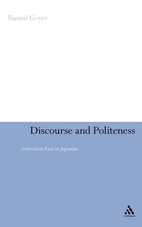 Produktbild: Discourse and Politeness