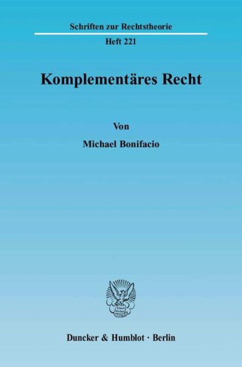 Produktbild: Komplement&auml;res Recht.